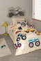 L'essentiel linge de maison Cars Funda Nórdica Ranforce Young 100% Algodón Beige 160x220cm